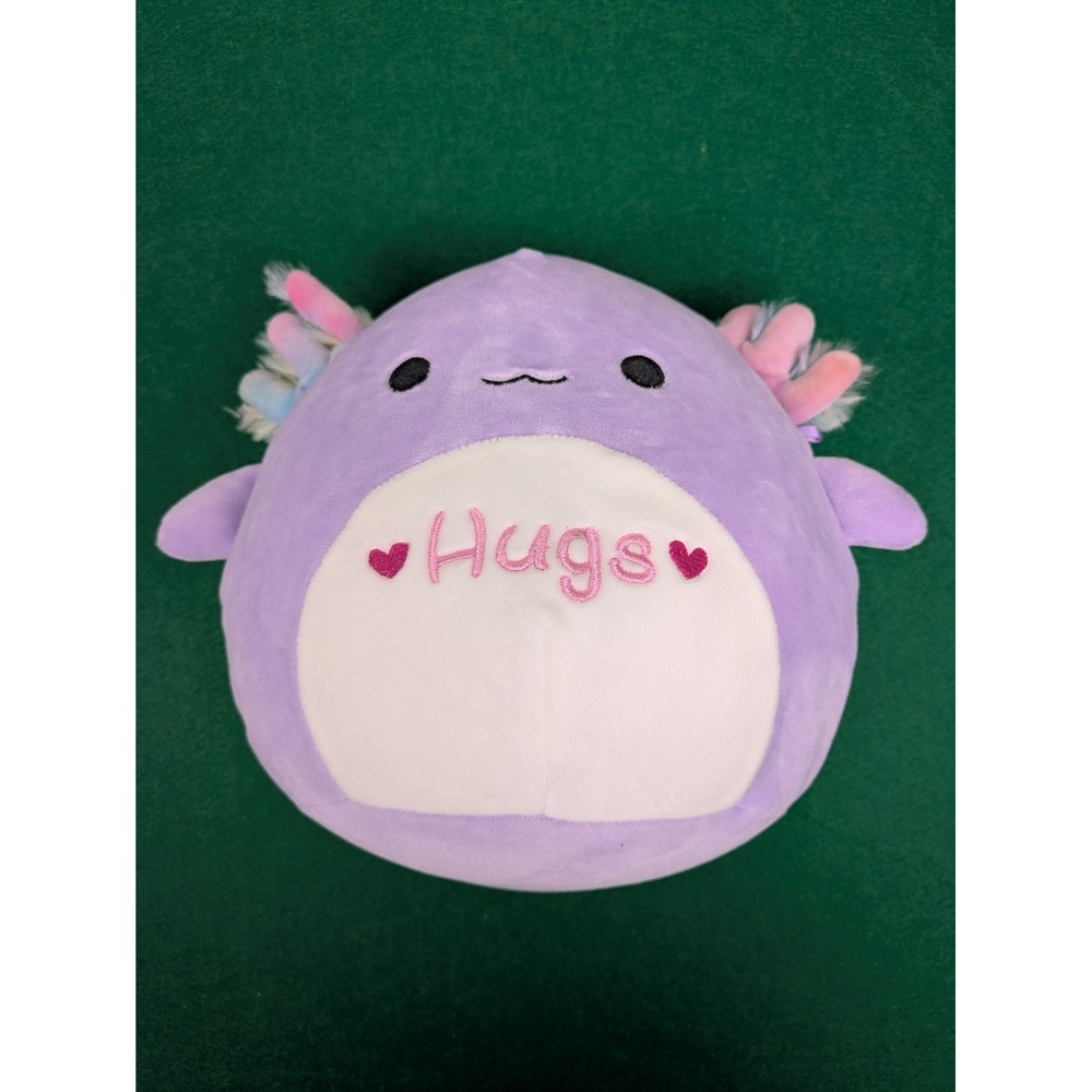 Squishmallows Monica‎ the Axolotl Purple Hugs Valentine 10 Inch Plush Toy 2023